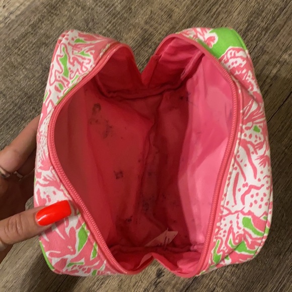 Lilly Pulitzer Cosmetic Makeup Travel Toiletry Bag Case SELL ASAP - Picture 8 of 10